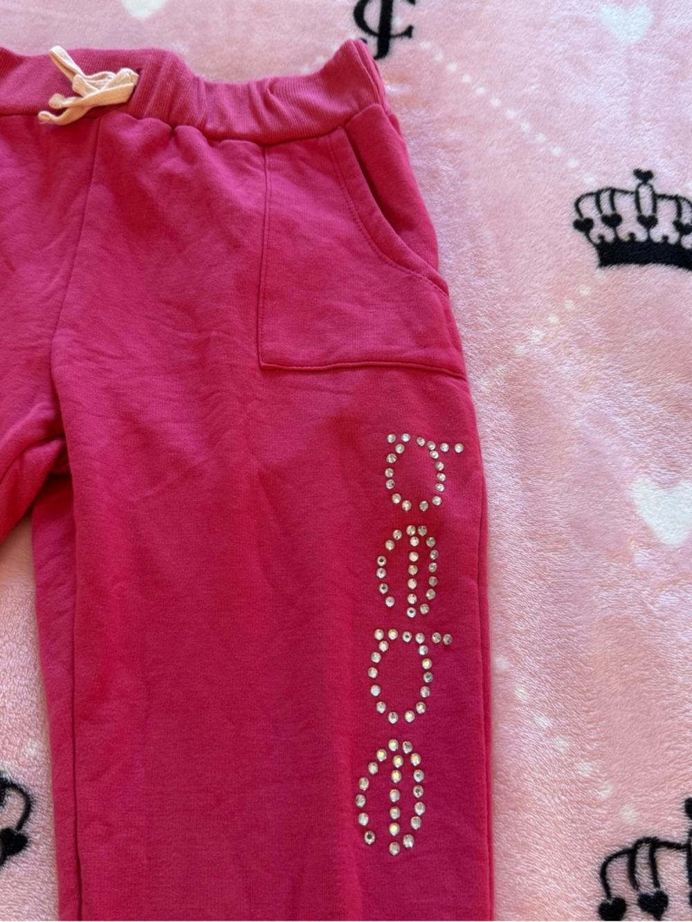 Bebe Rhinestone Joggers - Picture 3 of 5